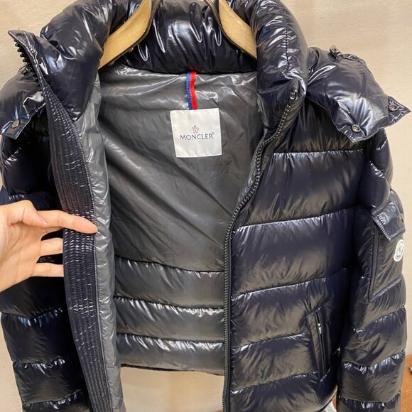 Moncler Maya Glossy Down Jacket – Black | Brand New - Picture 2 of 7
